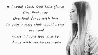 Jessica Sanchez  Dance With My Father  Lyrics [upl. by Ylro]