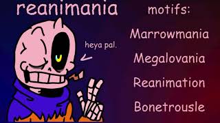 Underswap Greater Sans Comic Papyrus OSTReanimania [upl. by Atalanti]