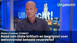 Uitgelicht 30 oktober 2024  Pieter Cnossen over advies van Raad van State over betaald rouwverlof [upl. by Ailil]