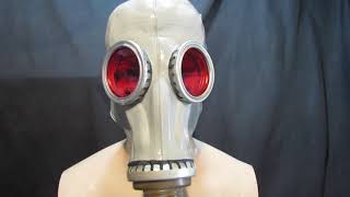 GP5 Gas Mask Grey With Red Tint 3mm Polycarbonate lenses [upl. by Aihsas594]