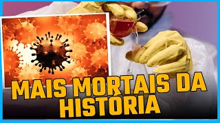 OS VÍRUS MAIS MORTAIS DA HISTÓRIA EPIDEMIAS QUE DIZIMARAM MILHÕES [upl. by Ridan]