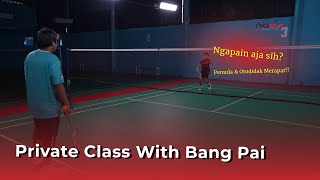 FOOTWORK LO KURANG OKE SINI TONTON PRIVATE CLASS BARENG BANG PAI [upl. by Nylzzaj1]