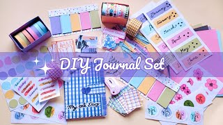 DIY JOURNAL SET How to Make Journal Set at Home DIY Journal kit  DIY Journal Stationary [upl. by Knudson710]