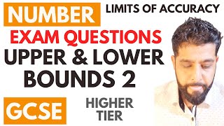 Upper and Lower Bounds Exam Questions  Limits of Accuracy  Error Intervals [upl. by Chavey]