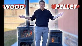 Wood Stove vs Pellet Stove Which one is better for heating [upl. by Janie61]