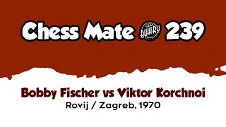 Bobby Fischer vs Viktor Korchnoi • ROVIJ  ZAGREB 1970 [upl. by Nonnah406]