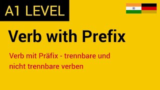 Verbs with Prefix Verb mit Prafix trennbare und nicht trennbare verben [upl. by Liliane489]