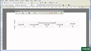 Initiation au traitement de texte Libroffice Writer  Créer un tableau  cours 01 [upl. by Leirea519]