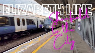 TFL  Elizabeth Line Shenfield to City on a Class 345 [upl. by Ilyah]