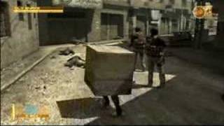 Metal Gear Solid 4MGS4  Freakin Funny Enemy Scare [upl. by Hendren]