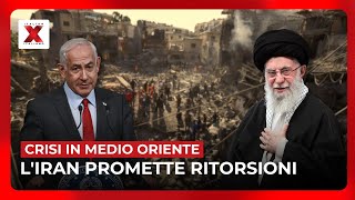 Tensioni tra Iran e Israele in aumento con attacchi e vittime civili  NewsX Italiano [upl. by Ysied688]