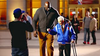 Staff Dumps Elderly Man Out Of Bank They Turn Pale When Shaq Show Up To Take Action [upl. by Gunzburg304]