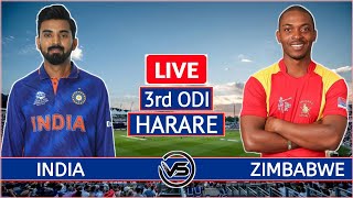 India vs Zimbabwe 3rd ODI Live  IND vs ZIM 3rd ODI Live Scores amp Commentary [upl. by Nna]