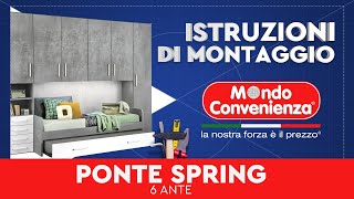 Istruzioni di montaggio Ponte Spring  MONDO CONVENIENZA [upl. by Sassan208]