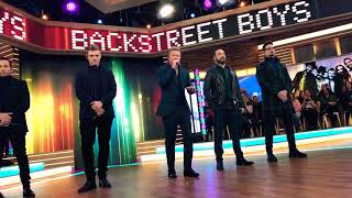 Backstreet Boys Chances Live Soundcheck after Good Morning America for GMA Day 12519 [upl. by Alansen794]