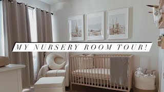 NURSERY ROOM TOUR  ORGANIZATION  Minimalist  Gender Neutral Colors [upl. by Anal]