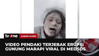 Penuh Abu Vulkanik Begini Video Pendaki yang Terjebak Erupsi Gunung Marapi  Kabar Siang tvOne [upl. by Thilde]