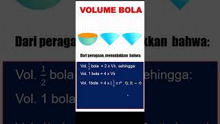 LAHIRNYA RUMUS VOLUME BOLA [upl. by Lottie]