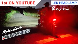 2024 New Hero Splendor Plus Xtec 20 Led Headlamp Review Video Splendor Plus Xtec 20 Led Headlamp [upl. by Milo968]