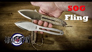 SOG Fling Throwing Knives Full Review [upl. by Ehpotsirhc]