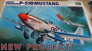 New project 132 scale model P51D Mustang fighter [upl. by Ahsiyn190]