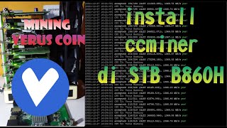 Install Ccminer di STB B860H  Mining Verus coin dengan STB [upl. by Brazee]