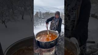 Winter season has arrived with its tasty Crefied butter 😋🤤village cooking yt ytshorts shorts [upl. by Kwasi992]