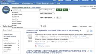 CINAHL Subject Headings as search terms [upl. by Obeng]