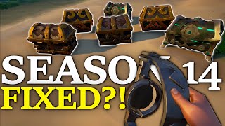 RARE FINALLY quotFIXEDquot SEASON 14 SO WE TESTED EVERYTHING  Sea of Thieves [upl. by Ujawernalo]