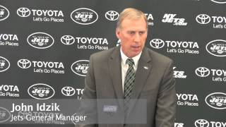 Jets introduce new GM John Idzik [upl. by Zorina603]