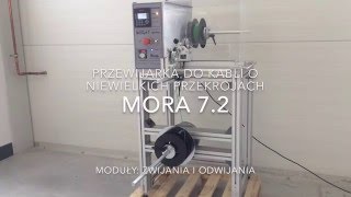 MORA 72  przewijarka do kabli o małych przekrojach z automatycznym układaczem [upl. by Erdman]