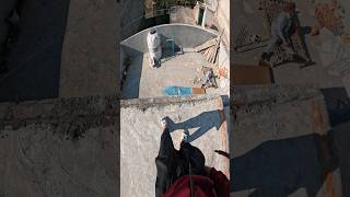 Rooftop parkour running POV [upl. by Treble56]