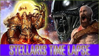 Stellaris Time Lapse Rise and Fall of the Imperium [upl. by Donelson]