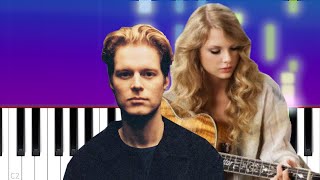 Tal Bachman Taylor Swift  Shes So High  Piano Tutorial [upl. by Utir]