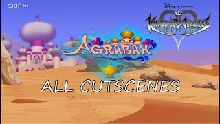 Agrabah ALL CUTSCENES 1080p  Kingdom Hearts Union X Cross [upl. by Chaffinch]