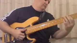 Slap bass solo Fender MM Jazz bass Cirque Tokyo bassist Darrell Craig Harris [upl. by Iasi]