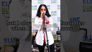 Halsey BAD AT LOVE acoustic live from Elvis Duran Show lyrics  acousticsongs [upl. by Yhtir]