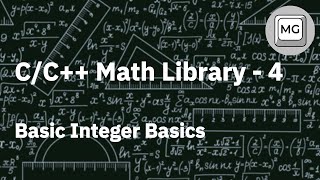 CC Math Library  4  Big Integer Basics [upl. by Page940]