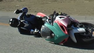 Crash  Sport Bike Hits Harley [upl. by Stouffer]