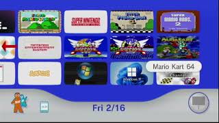 My Homebrewed Wii Menu With My New Capture Card 2024 [upl. by Giffie]