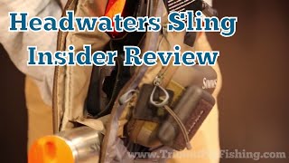 Simms Headwaters Sling Pack 2014  Joe McGinley Insider Review [upl. by Anaillil]