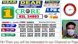 LOTTERY LIVE DEAR NAGALAND STATE LOTTERY SAMBAD DRAW RESULT 16052024 NAGALAND LOTTERY LIVE [upl. by Vivyanne830]