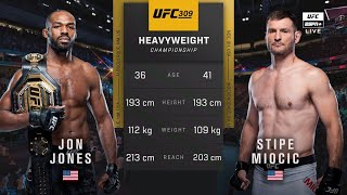 🔴 UFC 309 Jon Jones vs Stipe Miocic  Full Fight amp Highlights  Heavyweight Title Bout [upl. by Retsam]