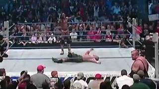 Cena and Batista vs Big show and Booker t 2mp4 [upl. by Anaz]