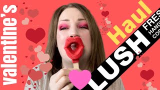 Lush Haul Unboxing Valentines Day Beauty new in [upl. by Honniball10]