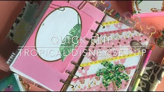 Quick Flip Tropical Disney Setup [upl. by Ylrevaw]