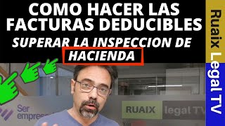 Como se hace una factura  Requisitos  Facturas deducibles ante hacienda  Contabilizar Facturas [upl. by Annohsak580]