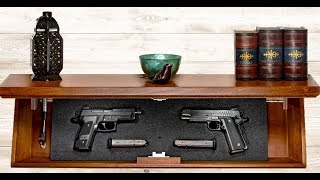 Tactical Traps  Locking Hidden Gun Shelf [upl. by Nnayhs556]