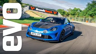 evo subscribers experience the new Alpine A110 R flatout at Brands Hatch [upl. by Nivle708]