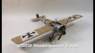 Building some simple rigging for the Eduard Fokker EII Eindecker [upl. by Kryska433]